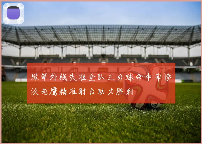 绿军外线失准全队三分球命中率惨淡老鹰精准射击助力胜利